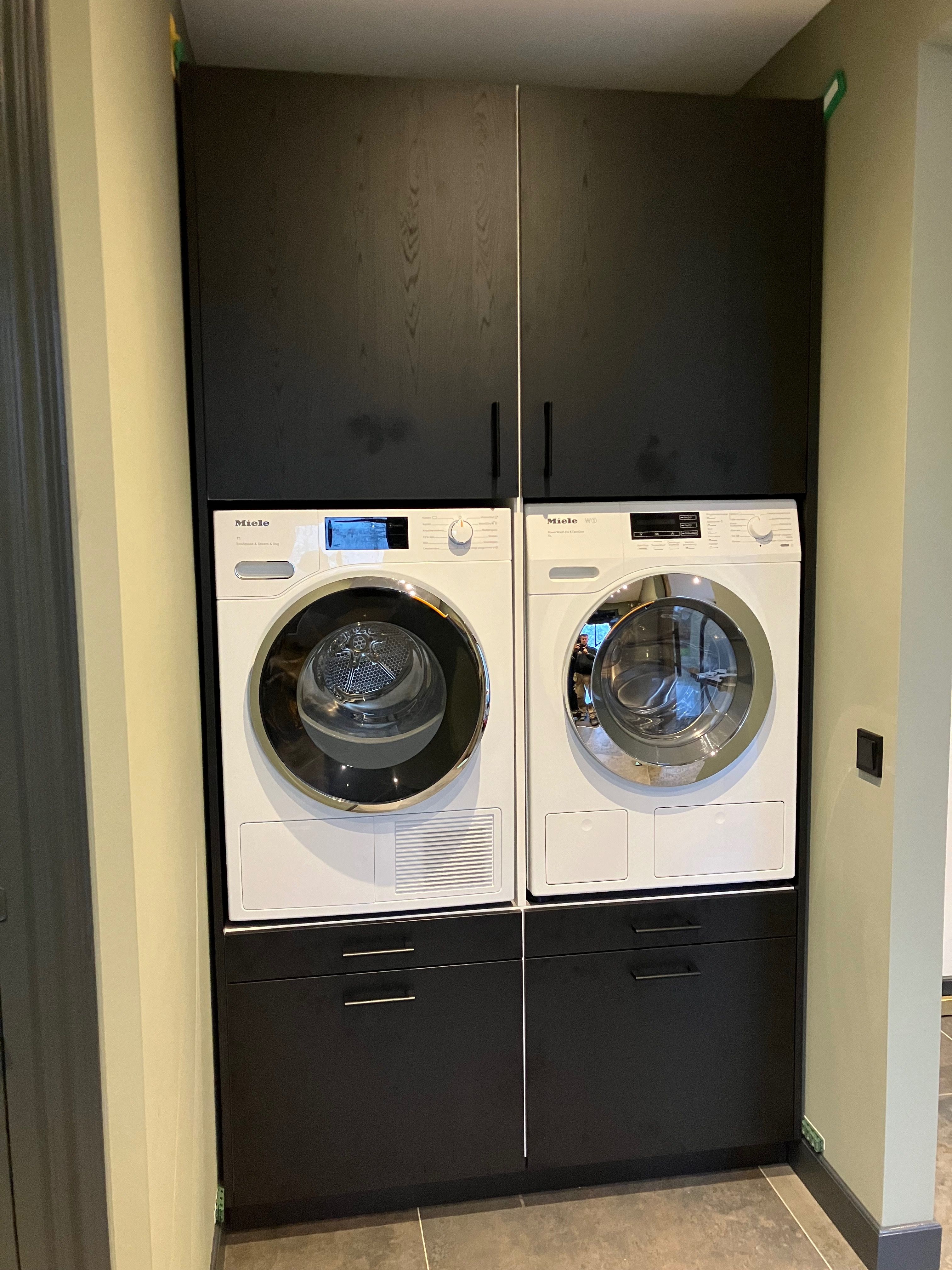 Ingebouwde wasmachine en droger