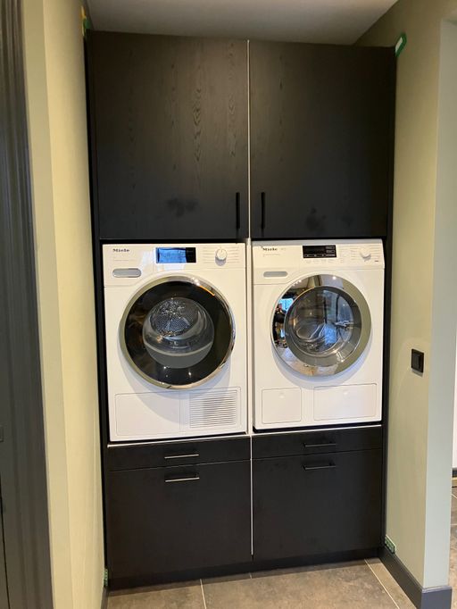 Ingebouwde wasmachine en droger